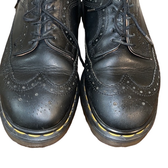 🔥*RARE* DR. MARTENS Wingtip ‘Bex’ black-Made in England. UK 4/US M5/W6 - Picture 3 of 11